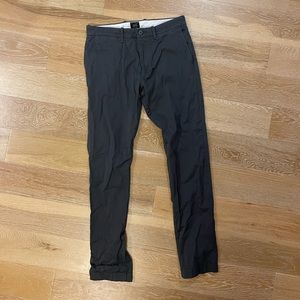 J. crew 484 32x32 slim stretch dark gray chino